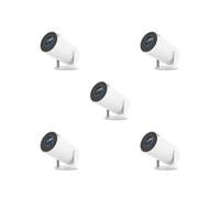 Lot de 5 projecteurs 4/5G WiFi6 Pro sans couture pour l'extérieur 2.4/5G WiFi6 BT 5.0 Vidéoprojecteur Cinéma Extérieur 260ANSI 720P UK