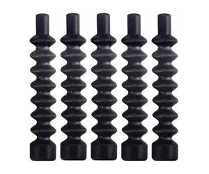 Lot de 5 protecteurs de câble de disque de vélo | Housses anti-poussière et manchons de rembourrage en caoutchouc | Tuyaux étanches absorbant les chocs pour VTT et vélos de route