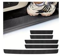 Lot de 5 Protection Seuil Porte de Voiture pour BMW 550e 2025, Plaques Seuil Porte Plinthes pour Auto Autocollants en Fibre Carbone