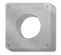 Lot de 5 Protections Contre Les Pics pour Nichoirs de 32mm, Plaque de Protection pour Trou d'envol de Maisonnette pour Mésanges