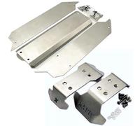 Lot de 5 protections de châssis en acier inoxydable pour Traxxas 1/10 Large Maxx V2 89086-4