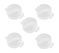 Lot de 5 protections de pênes dormants pour protéger les pênes dormants et empêcher le verrouillage accidentel pour boulon de porte Blanc/noir Accessoires de porte d'enfant