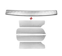 Lot de 5 protections de seuil de chargement pour VW T4 1990-2003 en acier inoxydable chromé