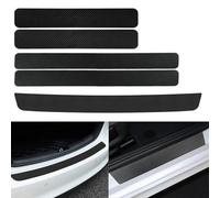 Lot de 5 Protections de seuil de Porte pour HAVAL H2 (2014 2018) Protections de Bord de Porte Garnitures décoratives et Autocollants Anti Rayures.