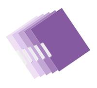 Lot de 5 protège-documents avec ouverture latérale - Capacité de 50 feuilles