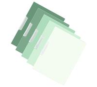 Lot de 5 protège-documents avec ouverture latérale - Capacité de 50 feuilles - Couvertures de rapports - Dossier rotatif