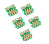 Lot de 5 puces T04D1 pour boîte d'entretien d'encre pour L6160 M2148 L6178 - Compatible avec réinitialisateur de compteur de réservoir à déchets - Plastique vert 10 mm