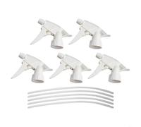 Lot de 5 pulvérisateurs d'eau réglables pour bouteilles de boissons avec mécanisme de serrage, commutateur entre pulvérisation et colonne d'eau pour une utilisation dans le jardin