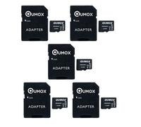 Lot de 5 Qumox Micro SD SDHC 32go 32Go 32g TF Carte Class 10 UHS-I 70MB-S 15MB-S pour Appareils Photo, Drones,Smartphone