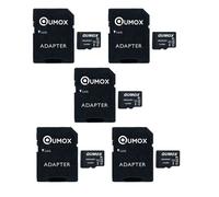 Lot de 5 Qumox Micro SD SDHC 32go 32Go 32g TF Carte Class 10 UHS-I 70MB-S 15MB-S pour Appareils Photo, Drones,Smartphone