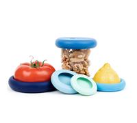 Lot de 5 r cipients r utilisables en silicone Food Huggers | Sans BPA et lavables au lave-vaisselle