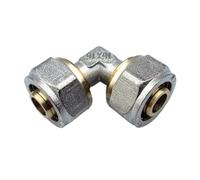 Lot de 5 Raccord coudé 90° à compression Ø16 pour tube PER