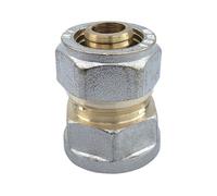 MonMobilierDesign Lot de 5_Raccord droit à compression femelle pour tube PER Ø16x1/2" G