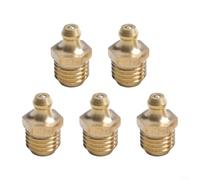 Lot de 5 raccords de graisse droits en laiton de rechange avec dimensions de filetage populaires