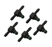 Lot de 5 raccords de retour d'huile pour tuyau d'injecteur Bosch 110 avec clapet anti-retour (B)