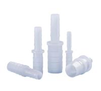 Lot de 5 raccords de tuyau d'eau à deux voies en plastique de 1,6 à 32 mm de diamètre variable, tête de conversion de tuyau d'eau de taille variable, pagode(2.4mm to 3.9mm)