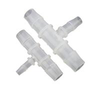 Lot de 5 raccords en T réducteurs en PP 12-14 mm vers 4-10 mm for aquarium, pompe à air, aérateur, système d'irrigation goutte à goutte et tuyau d'arrosage.(12-10-12)