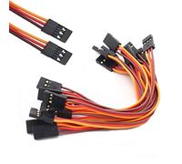 Lot de 5 rallonges de 10 cm JR mâle vers mâle 26AWG PVC pour récepteur gyroscopique modélisme drone