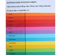 Lot de 5 Ramette de 250 feuilles de papier Trophée orange vif, A3, 120 g/m²