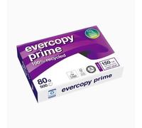 Lot de 5 Ramette de 500 feuilles de papier Evercopy Prime, A4, 80 g/m²