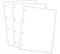 Lot de 5 Ramettes de 500 feuilles papier blanc CLAIRALFA 80 grammes format A4 perforé 4 trous 2989 Blanc G