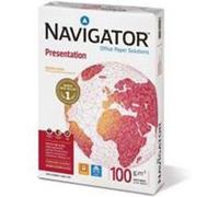 Lot de 5 Ramettes de 500 feuilles papier extra blanc Navigator Presentation A4 100G CIE 169 Blanc G