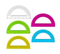 Lot de 5 rapporteurs mathématiques de 15,2 cm