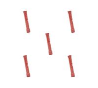 Lot de 5 raquettes d'entraînement de badminton Power Enhanced Grip pour enfants et adultes Rouge 3 x 19 cm