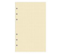 Lot de 5 Recharge Exatime 17 - Bloc de 40 feuillets ivoire quadrillés 5x5