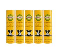 Lot de 5 recharges pour rouleau anti-peluches Scotch-Brite 50 % collant - Fonctionne parfaitement sur les poils d'animaux (60 feuilles par rouleau)