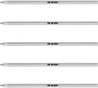 Lot De 5 Recharges Pour Stylo Bille Compatible Avec Montblanc Stylos Compatible Avec Les Stylos Meisterstuck Homage A W.A. Mozart, Augmented Paper Biro Models (5 X Encre Rouge)