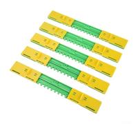 Lot de 5 réducteurs d'entrée en plastique pour ruche contre les parasites des colonies faibles 31,5 x 4 cm