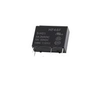 Lot de 5 relais 10 pièces HF46F-5-HS1 HF46-12-HS1 HF46F-24-HS1 Un ensemble de relais normalement ouverts 5 A 4 broches(HF46F-5-HS1,5PCS)