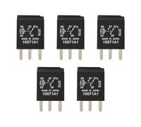 Lot de 5 relais automobiles 12 V 5 broches pour G8V-Rh-1C7T-R-Dc12, relais de puissance en métal noir pour circuits de contrôle de voiture et systèmes de distribution d'énergie