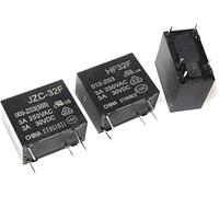 Lot de 5 relais de puissance JZC-32F 5 V 12 V 24 V JZC-32F-005-ZS3 JZC-32F-012-ZS3 JZC-32F-024-ZS3 10 A 250 VAC 5 broches (Jzc 32f 005 Zs3)