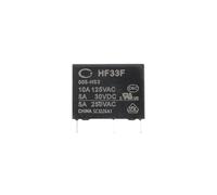 Lot de 5 relais HF33F-005-HS3 HF33F-012-HS3 HF33F-024-HS3 4 broches 5 A 10 A 5 V 12 V 24 V Un ensemble de normalement ouvert