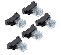 Lot de 5 relais puissance à bobine DPDT LY2NJ HH62P HHC68A-2Z 12 V, 24, 36, 110, 220, 10 A, avec base prise