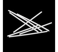 Lot de 5 repères latéraux pour touche de guitare - 5 mm ou 2 mm de diamètre (blanc)