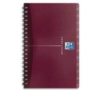 Lot de 5 Répertoires spirales, couverture souple, Format 21 x 29,7 cm (A4), 180 pages, réglure ligné 7mm, gamme OXFORD OFFICE G