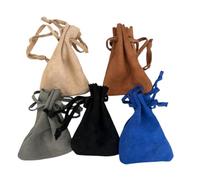 Lot de 5 répliques de sacs à cordon de serrage pour médecine amérindienne