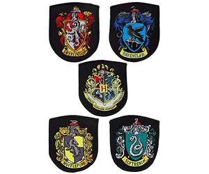 Lot DE 5 Répliques écussons Poudlard - Harry Potter