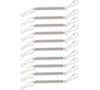 Lot de 5 ressorts avec 2 clips, clips de cage métallique pour petit animal de compagnie, lapin, cochon d'Inde, hamster
