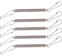 Lot de 5 ressorts avec 2 clips, clips de cage métallique pour petit animal de compagnie, lapin, cochon d'Inde, hamster