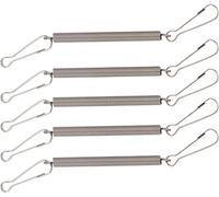 Lot de 5 ressorts avec 2 clips utilisés seuls ou en combinaison pour contenir le distributeur d'eau pour lapins pour petits animaux, fournitures d'alimentation et d'arrosage, clips à ressort pour