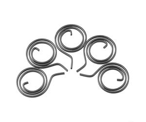 Lot de 5 ressorts de poignée de porte en acier inoxydable noir pour levier de torsion compatible avec Fmtb Msnh et Fw Series Gauche Droite Kit de réparation d'intérieur à bobine ronde (FMTB-MSB)