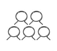 Lot de 5 ressorts de rechange pour poignée de porte en acier inoxydable, mécanisme à bobine ronde noire pour levier de porte intérieure et loquet de bouton, compatible avec droit (FMTB-MSNH-F)