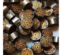 Lot de 5 rivets en mosaïque pour décoration de vis, accessoire de fabrication de poignées de style exquis, 8 x 6 mm