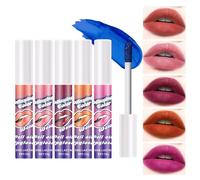 Lot de 5 rouges à lèvres pour femme - Gloss naturel - Pour le maquillage