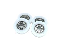 Lot de 5 rouleaux à revêtement POM 6x22x7 mm avec roulements BS69622-7, diamètre intérieur de 6 mm, diamètre de 22 mm, roues de guidage plates en nylon, mini roues de tiroir