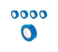 Zenitech - Lot de 5 rouleaux adhésifs 15mmx10m - Bleu Bleu